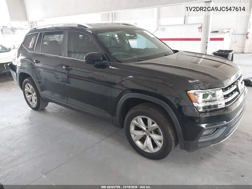 VOLKSWAGEN ATLAS 2018, VIN 1V2DR2CA9JC547614