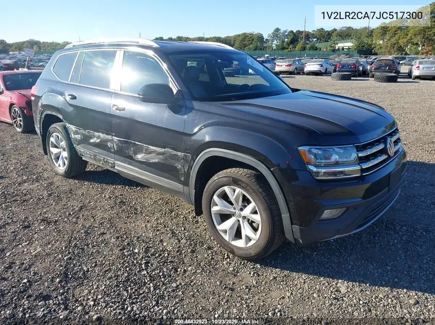 VOLKSWAGEN ATLAS 2018, VIN 1V2LR2CA7JC517300