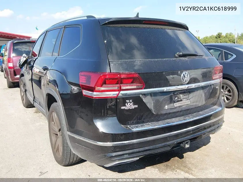 2019 VOLKSWAGEN ATLAS VIN 1V2YR2CA1KC618999 — фото 3