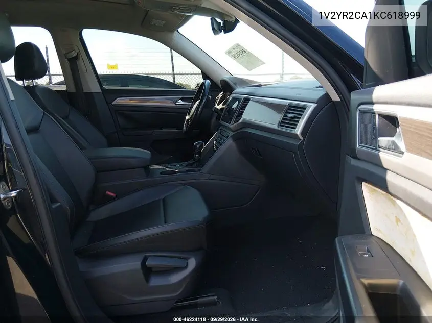2019 VOLKSWAGEN ATLAS VIN 1V2YR2CA1KC618999 — фото 5