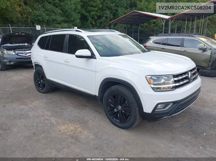 VOLKSWAGEN ATLAS 2019, VIN 1V2MR2CA2KC508204