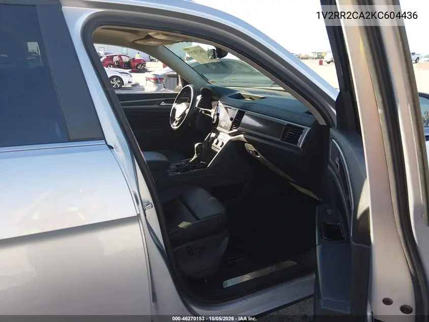 2019 VOLKSWAGEN ATLAS VIN 1V2RR2CA2KC604436 — фото 5