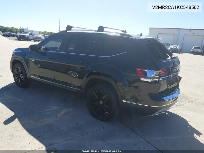2019 VOLKSWAGEN ATLAS VIN 1V2MR2CA1KC548502 — фото 3
