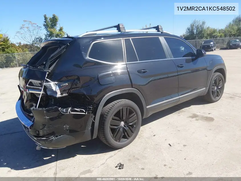 2019 VOLKSWAGEN ATLAS VIN 1V2MR2CA1KC548502 — фото 4