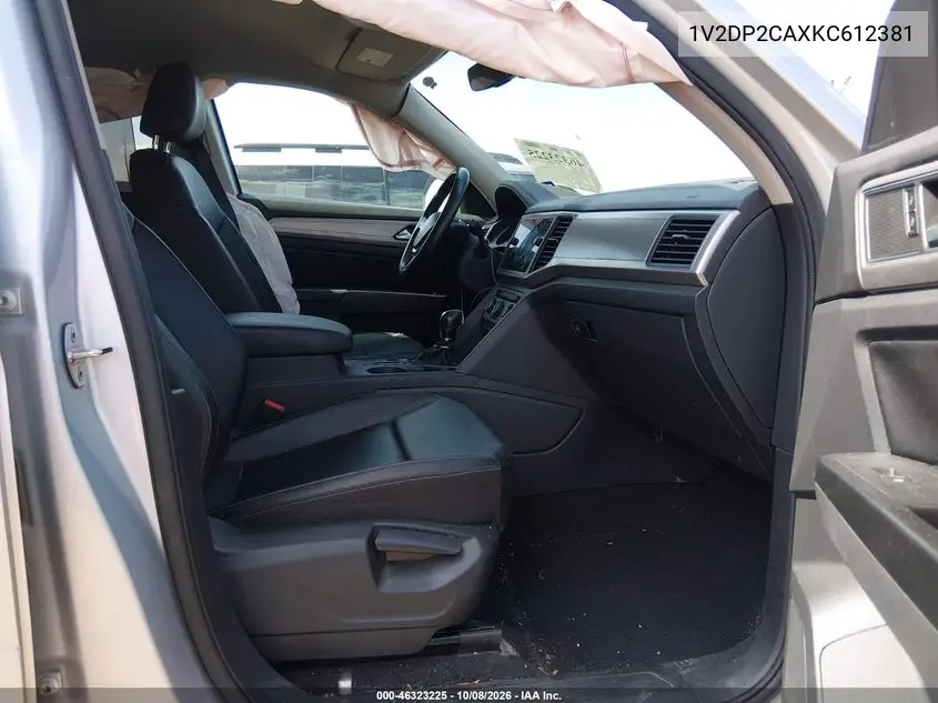 2019 VOLKSWAGEN ATLAS VIN 1V2DP2CAXKC612381 — фото 5