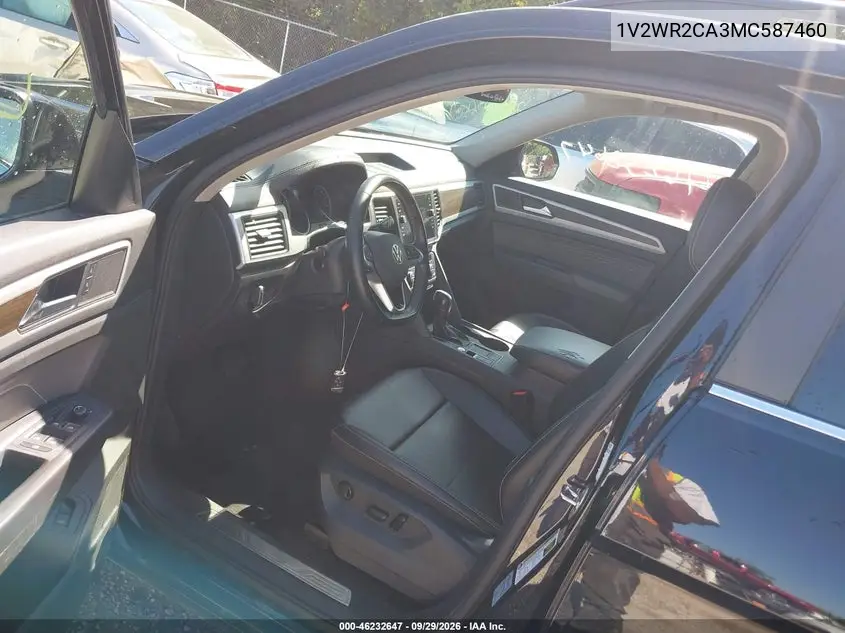 2021 VOLKSWAGEN ATLAS VIN 1V2WR2CA3MC587460 — фото 5