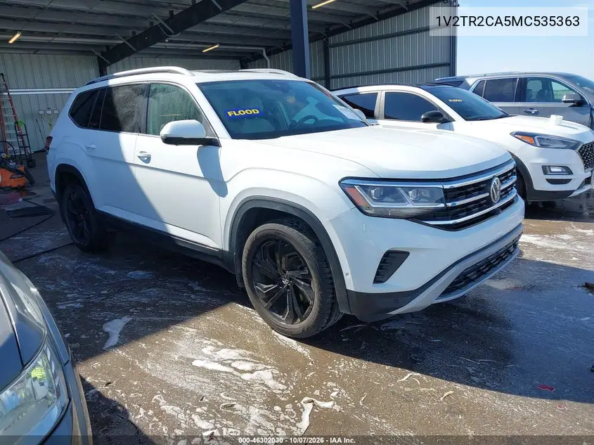 VOLKSWAGEN ATLAS 2021, VIN 1V2TR2CA5MC535363