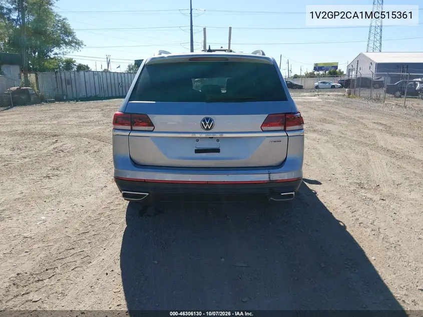 2021 VOLKSWAGEN ATLAS VIN 1V2GP2CA1MC515361 — фото 17