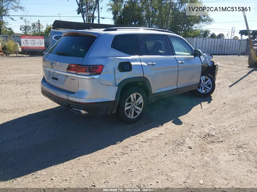 2021 VOLKSWAGEN ATLAS VIN 1V2GP2CA1MC515361 — фото 4