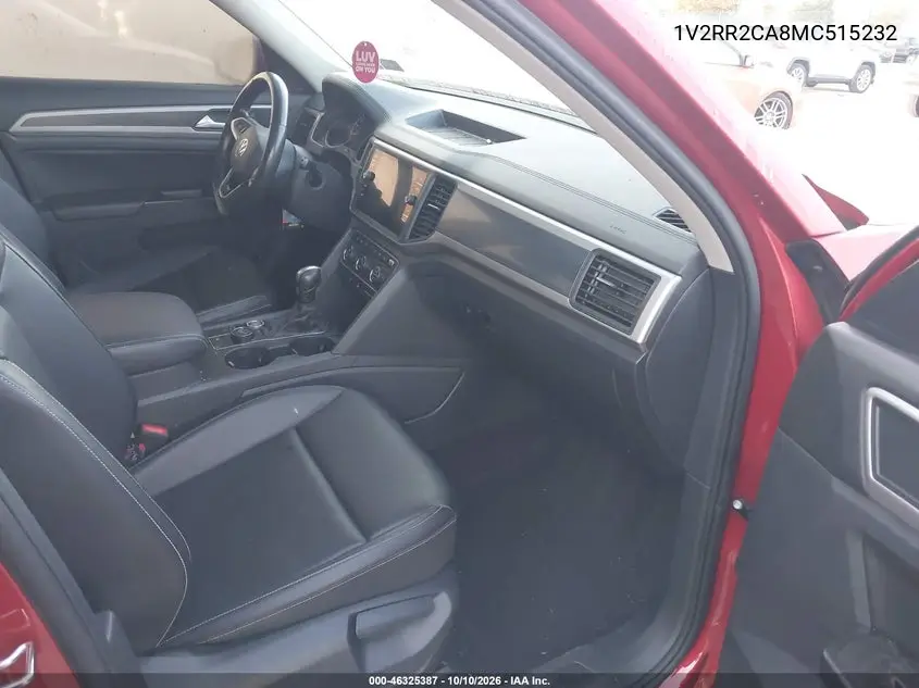 2021 VOLKSWAGEN ATLAS VIN 1V2RR2CA8MC515232 — фото 5