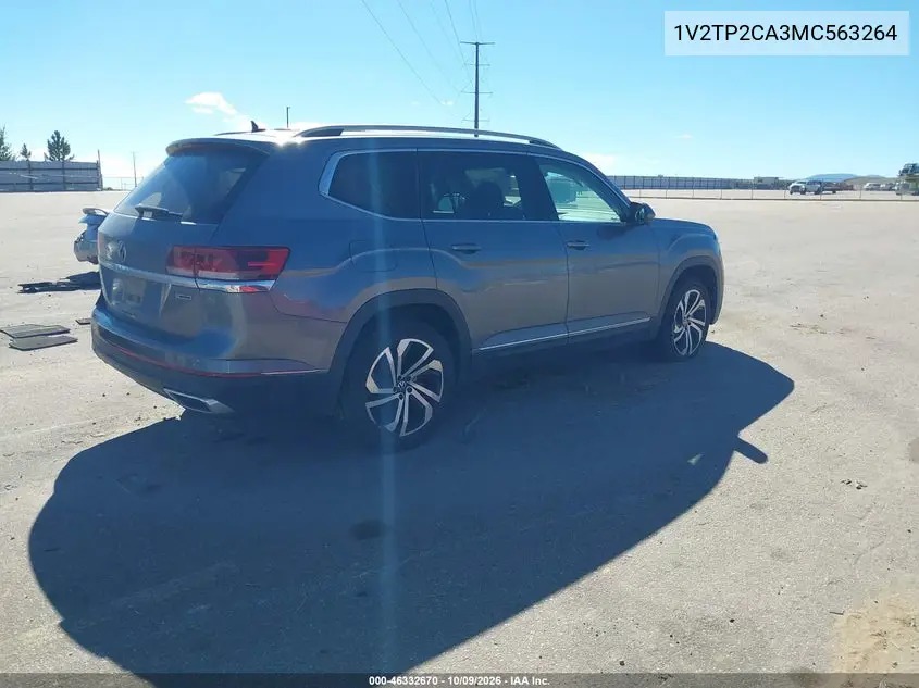 2021 VOLKSWAGEN ATLAS VIN 1V2TP2CA3MC563264 — фото 4