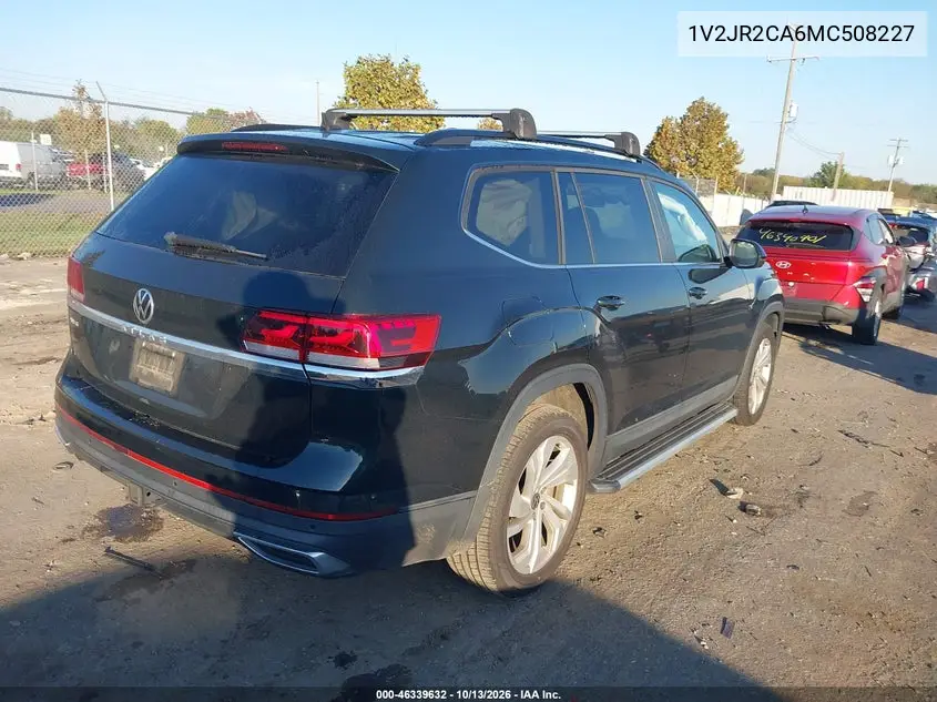 2021 VOLKSWAGEN ATLAS VIN 1V2JR2CA6MC508227 — фото 4
