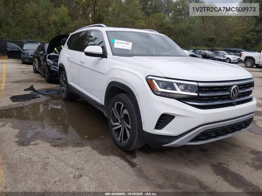 VOLKSWAGEN ATLAS 2021, VIN 1V2TR2CA7MC508973
