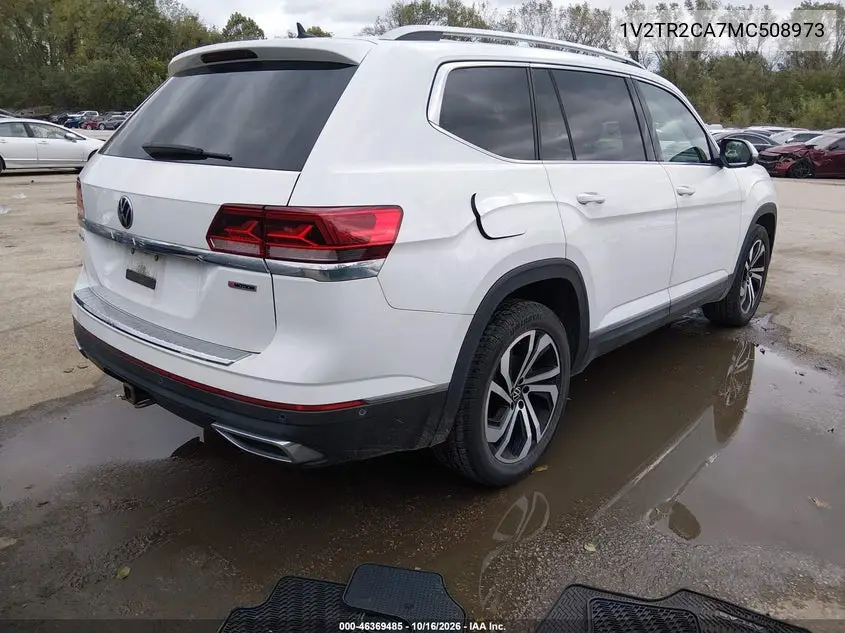 2021 VOLKSWAGEN ATLAS VIN 1V2TR2CA7MC508973 — фото 4