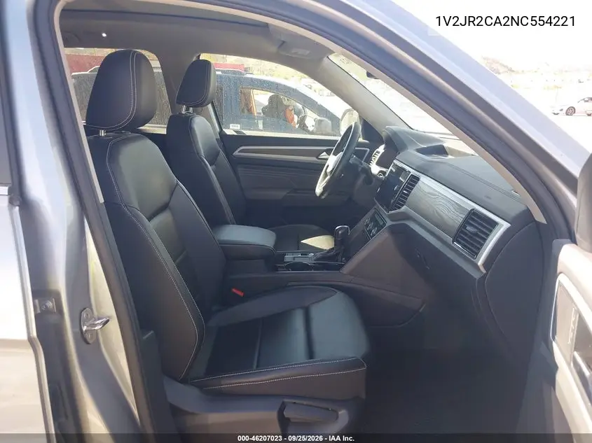 2022 VOLKSWAGEN ATLAS VIN 1V2JR2CA2NC554221 — фото 5