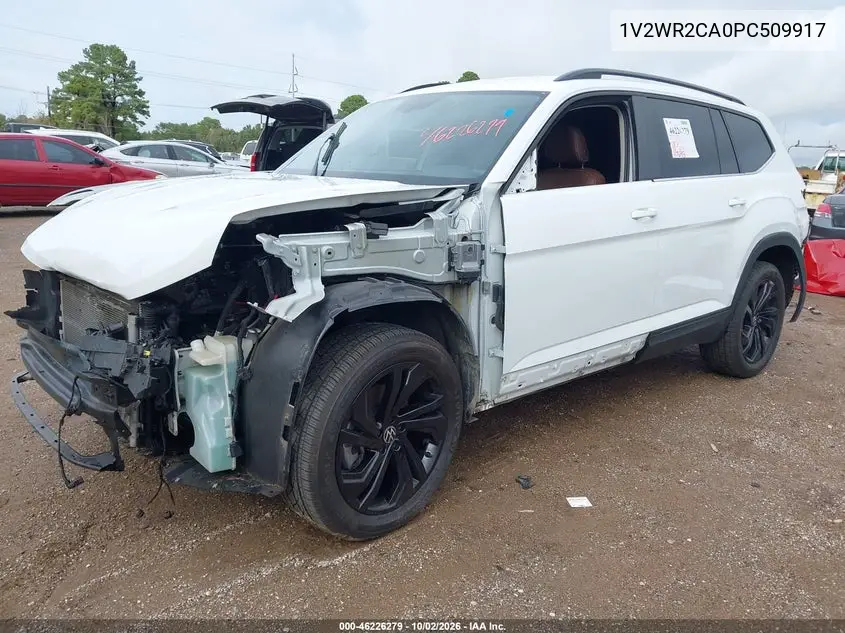 2023 VOLKSWAGEN ATLAS VIN 1V2WR2CA0PC509917 — фото 2