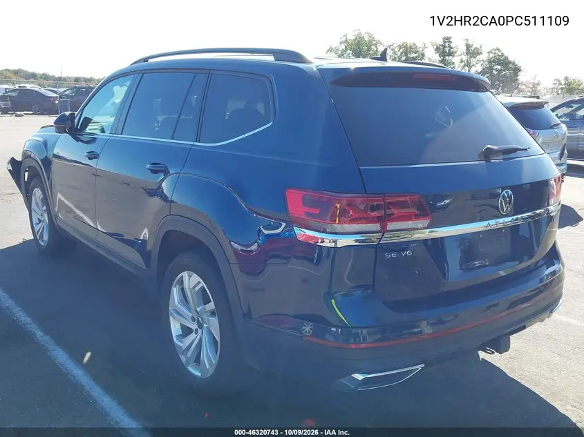 2023 VOLKSWAGEN ATLAS VIN 1V2HR2CA0PC511109 — фото 3