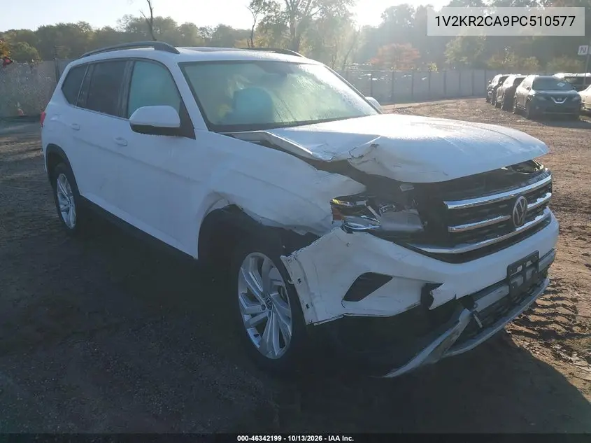 VOLKSWAGEN ATLAS 2023, VIN 1V2KR2CA9PC510577