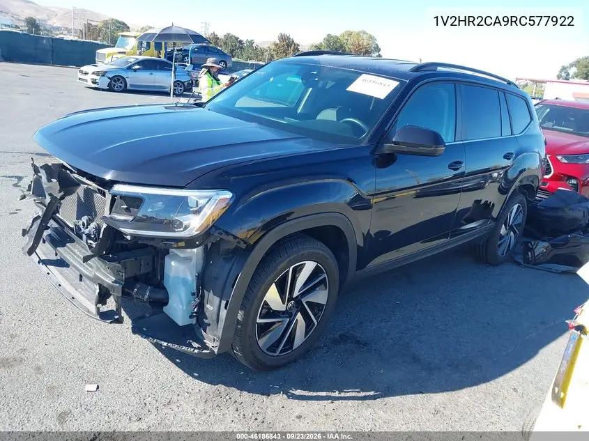 2024 VOLKSWAGEN ATLAS VIN 1V2HR2CA9RC577922 — фото 2