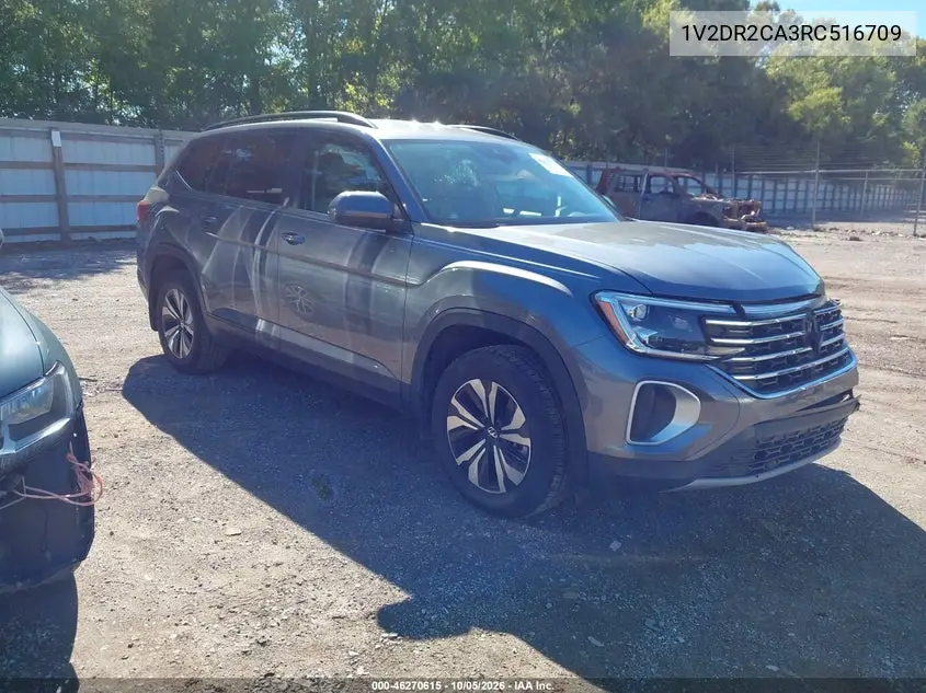 VOLKSWAGEN ATLAS 2024, VIN 1V2DR2CA3RC516709