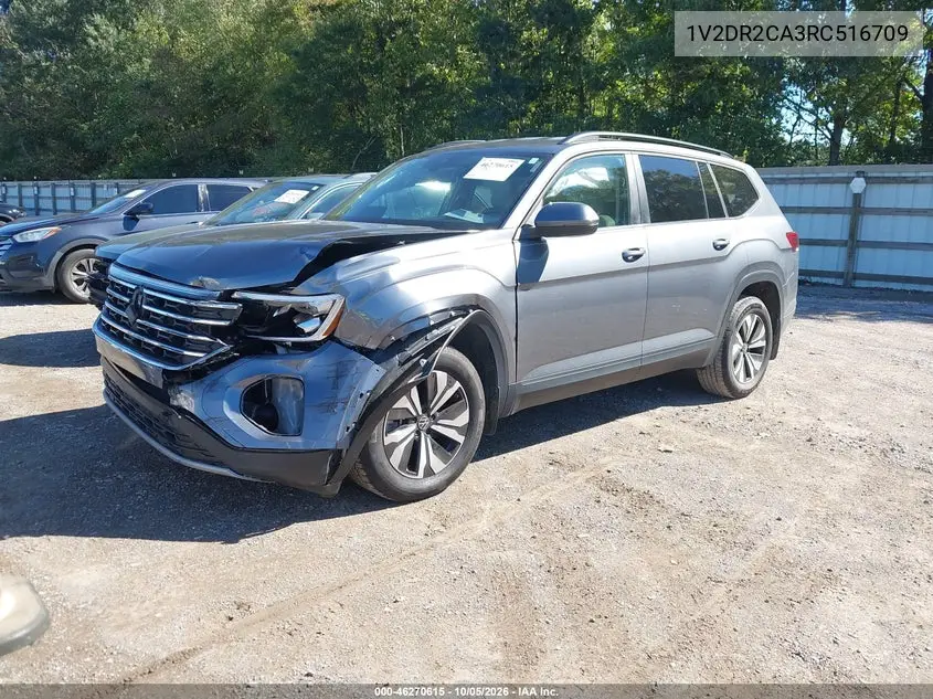 2024 VOLKSWAGEN ATLAS VIN 1V2DR2CA3RC516709 — фото 2