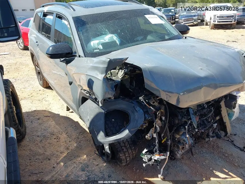 VOLKSWAGEN ATLAS 2024, VIN 1V2GR2CA3RC575028