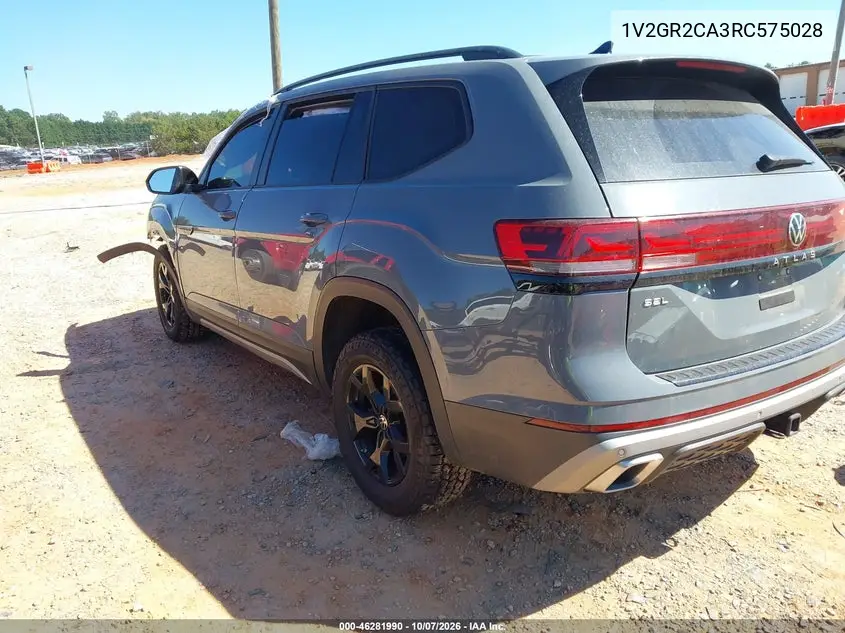 2024 VOLKSWAGEN ATLAS VIN 1V2GR2CA3RC575028 — фото 3