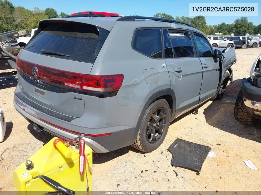 2024 VOLKSWAGEN ATLAS VIN 1V2GR2CA3RC575028 — фото 4