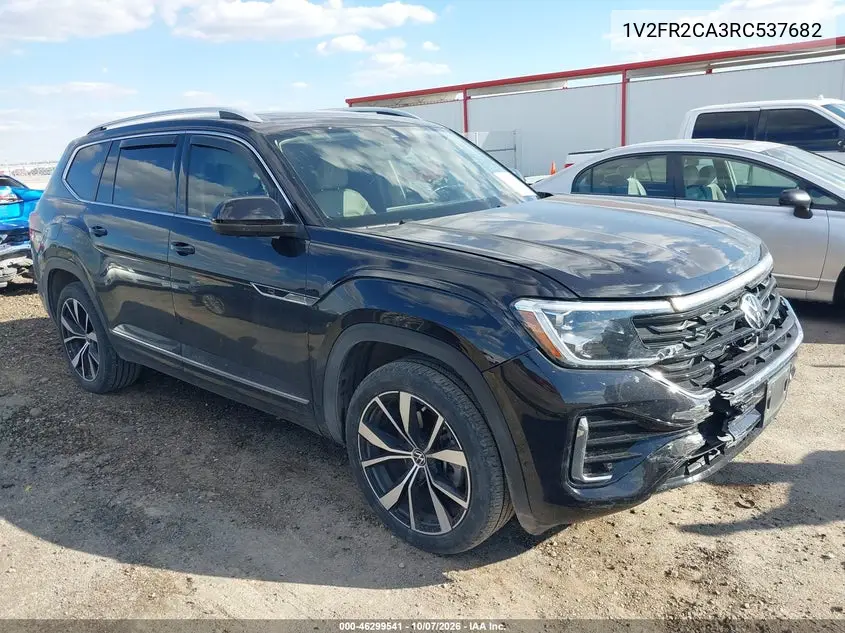VOLKSWAGEN ATLAS 2024, VIN 1V2FR2CA3RC537682