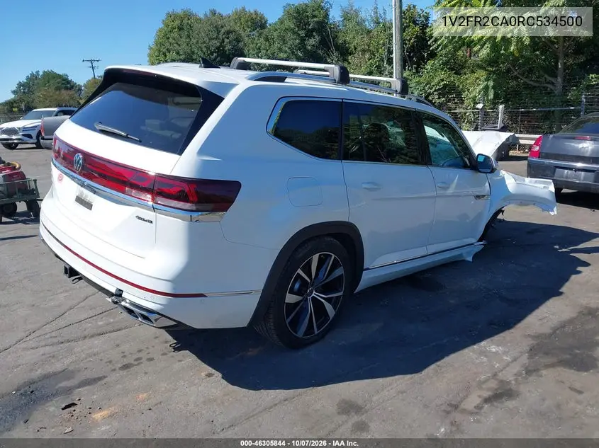 2024 VOLKSWAGEN ATLAS VIN 1V2FR2CA0RC534500 — фото 4