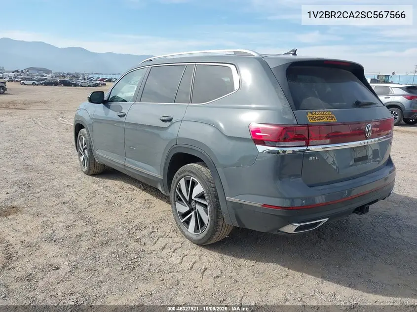 2025 VOLKSWAGEN ATLAS VIN 1V2BR2CA2SC567566 — фото 3