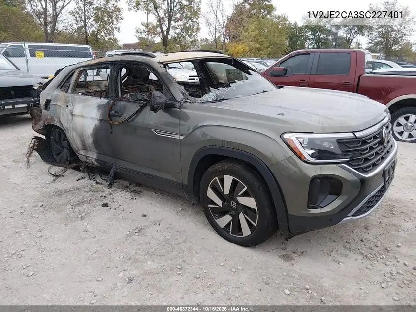 VOLKSWAGEN ATLAS 2025, VIN 1V2JE2CA3SC227401