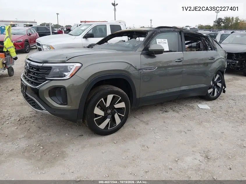 2025 VOLKSWAGEN ATLAS VIN 1V2JE2CA3SC227401 — фото 2