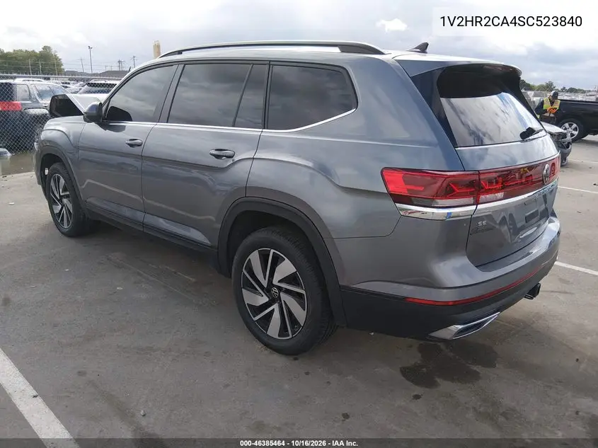 2025 VOLKSWAGEN ATLAS VIN 1V2HR2CA4SC523840 — фото 3