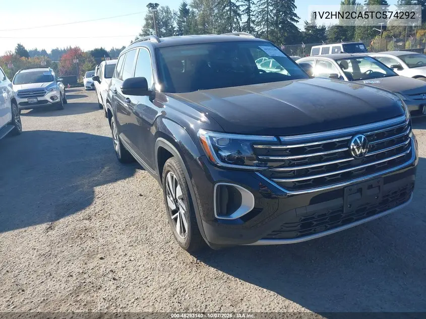 VOLKSWAGEN ATLAS 2026, VIN 1V2HN2CA5TC574292
