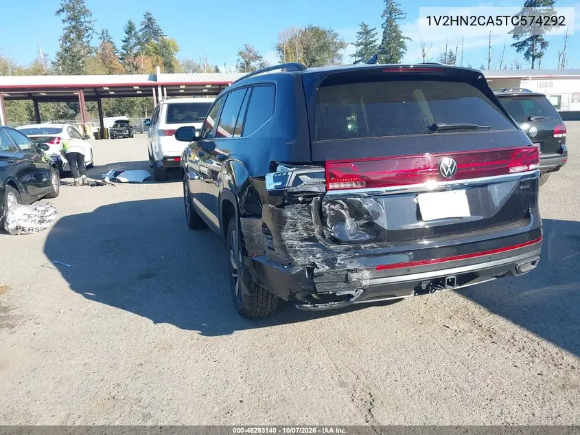 2026 VOLKSWAGEN ATLAS VIN 1V2HN2CA5TC574292 — фото 3