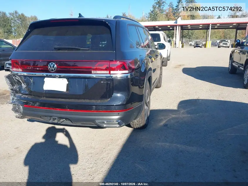 2026 VOLKSWAGEN ATLAS VIN 1V2HN2CA5TC574292 — фото 4