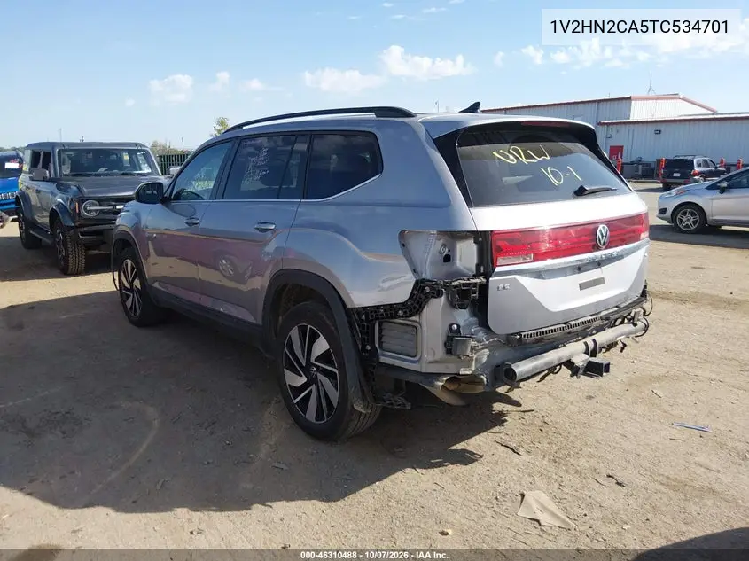2026 VOLKSWAGEN ATLAS VIN 1V2HN2CA5TC534701 — фото 3