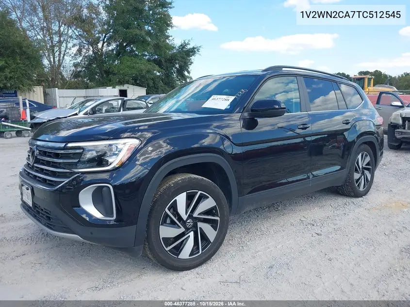 2026 VOLKSWAGEN ATLAS VIN 1V2WN2CA7TC512545 — фото 2
