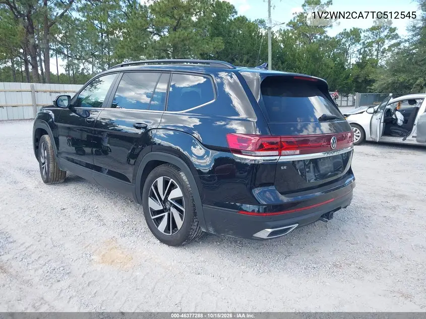 2026 VOLKSWAGEN ATLAS VIN 1V2WN2CA7TC512545 — фото 3