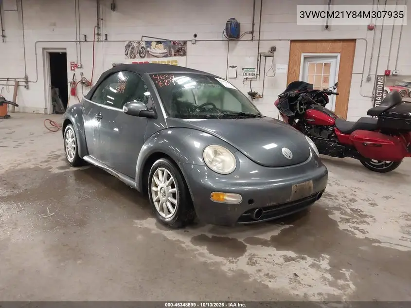 VOLKSWAGEN BEETLE 2004, VIN 3VWCM21Y84M307935