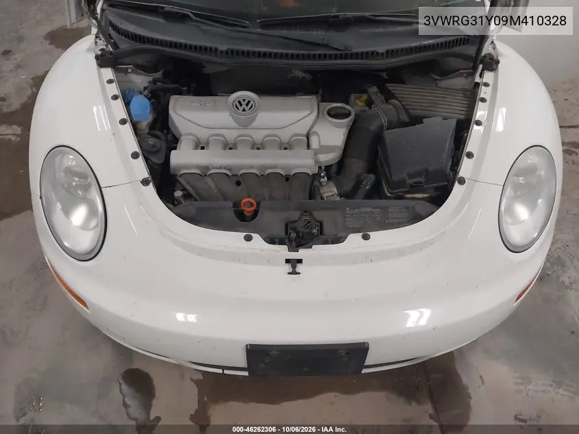 2009 VOLKSWAGEN BEETLE VIN 3VWRG31Y09M410328 — фото 10