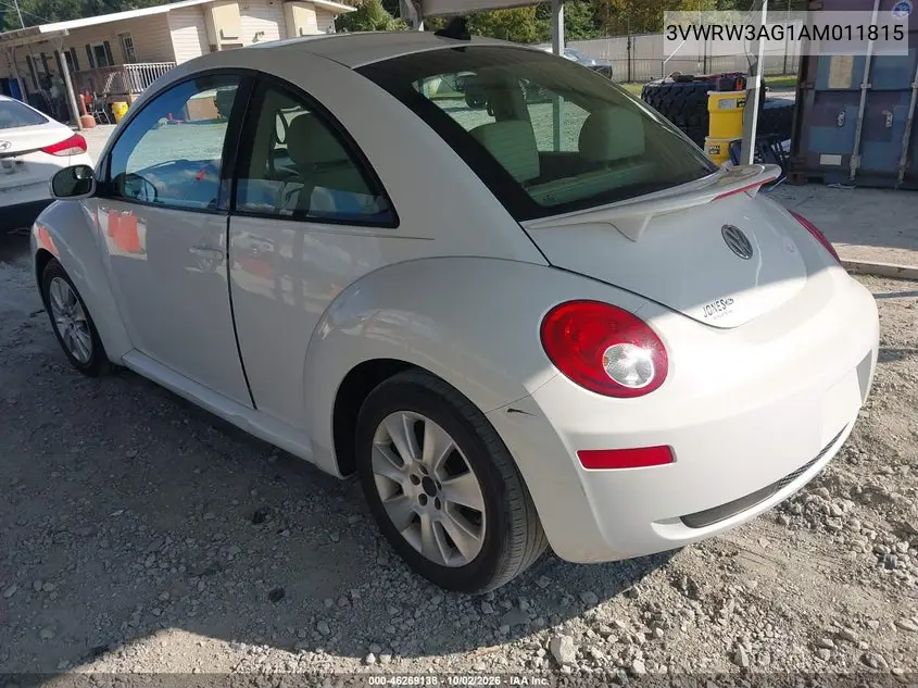 2010 VOLKSWAGEN BEETLE VIN 3VWRW3AG1AM011815 — фото 3