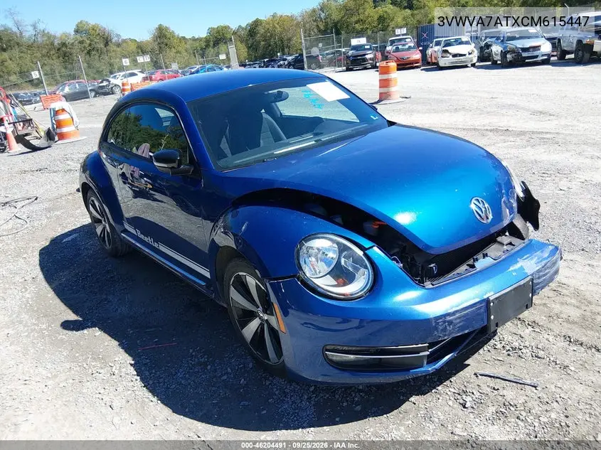VOLKSWAGEN BEETLE 2012, VIN 3VWVA7ATXCM615447