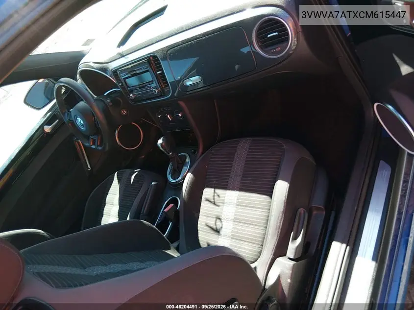 2012 VOLKSWAGEN BEETLE VIN 3VWVA7ATXCM615447 — фото 5