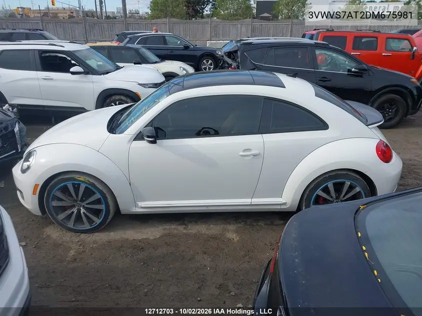 2013 VOLKSWAGEN BEETLE VIN 3VWVS7AT2DM675981 — фото 14