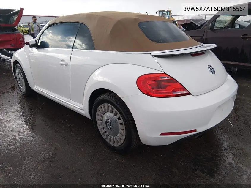 2013 VOLKSWAGEN BEETLE VIN 3VW5X7AT6DM815564 — фото 3