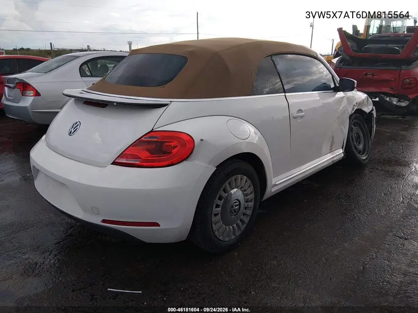 2013 VOLKSWAGEN BEETLE VIN 3VW5X7AT6DM815564 — фото 4