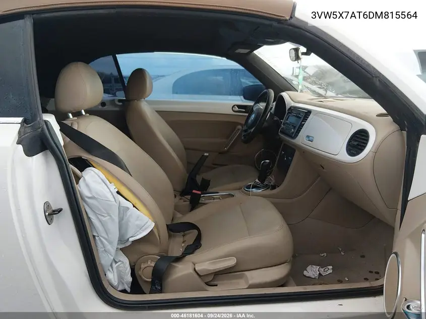 2013 VOLKSWAGEN BEETLE VIN 3VW5X7AT6DM815564 — фото 5