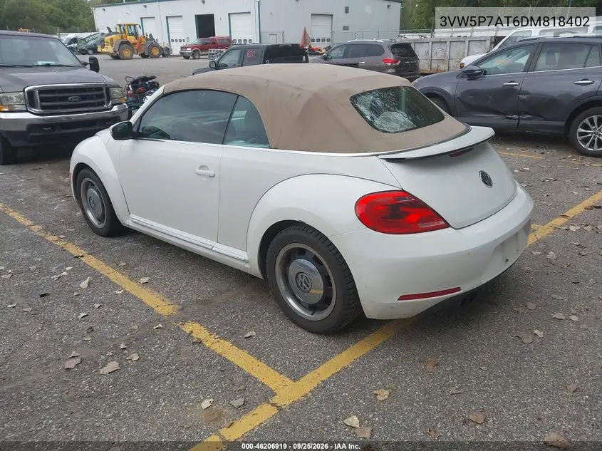 2013 VOLKSWAGEN BEETLE VIN 3VW5P7AT6DM818402 — фото 3